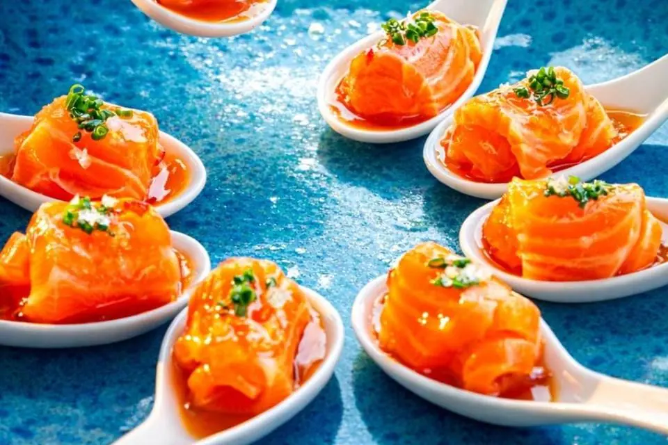 Buffet preparado para evento