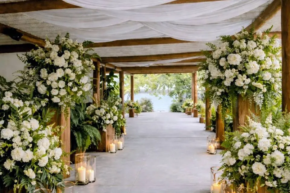 Recepção de casamento no Red Beach Club